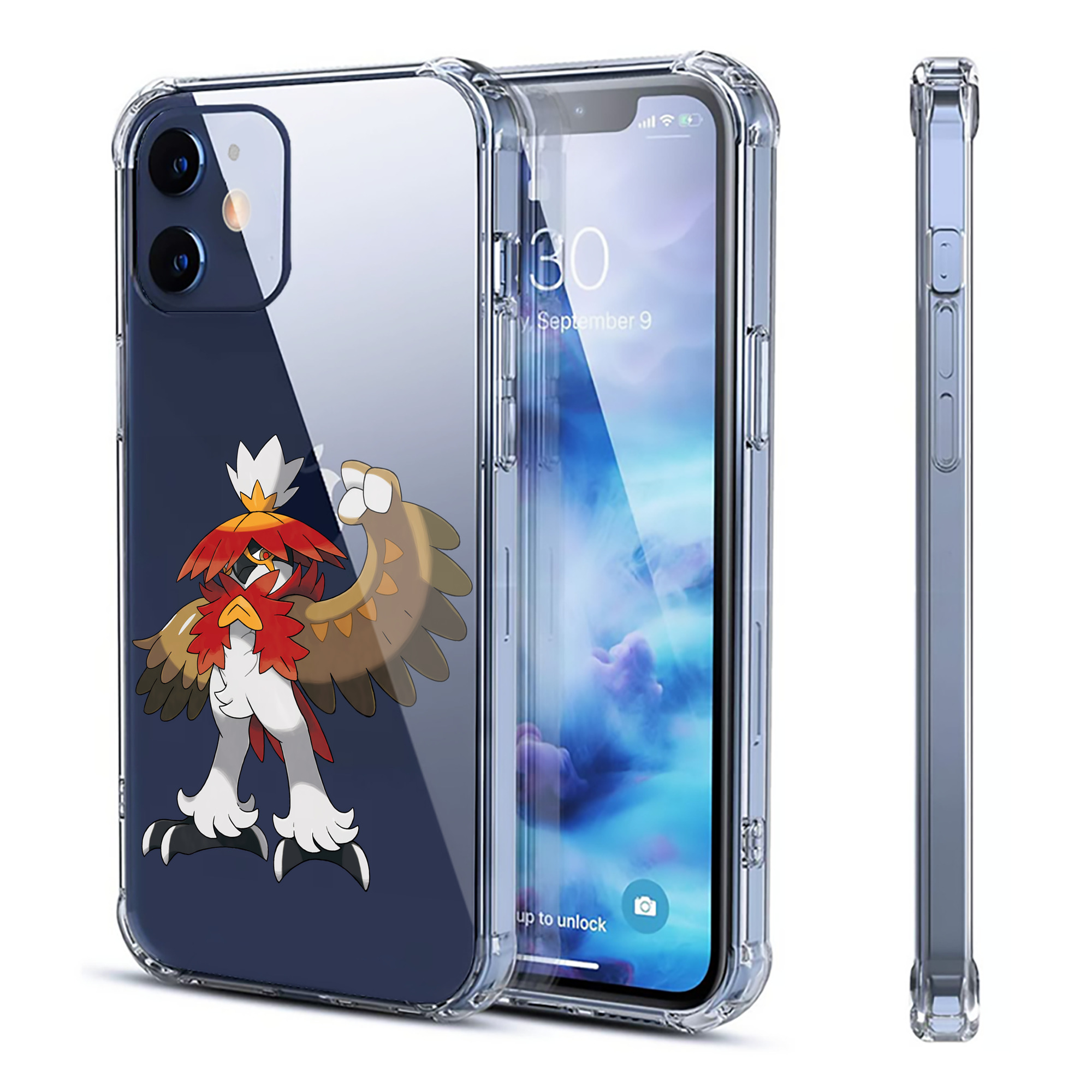 （画像用） ポケットモンスター Pokémon 【iPhone 12シリーズ対応】透明スマホケース（クリアソフトケース）
